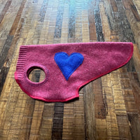 Handmade Wool Blend Dog Shirt - Little Dog Sweater - FITS 4 - 6 LONG Pounds - Canine Cardigans