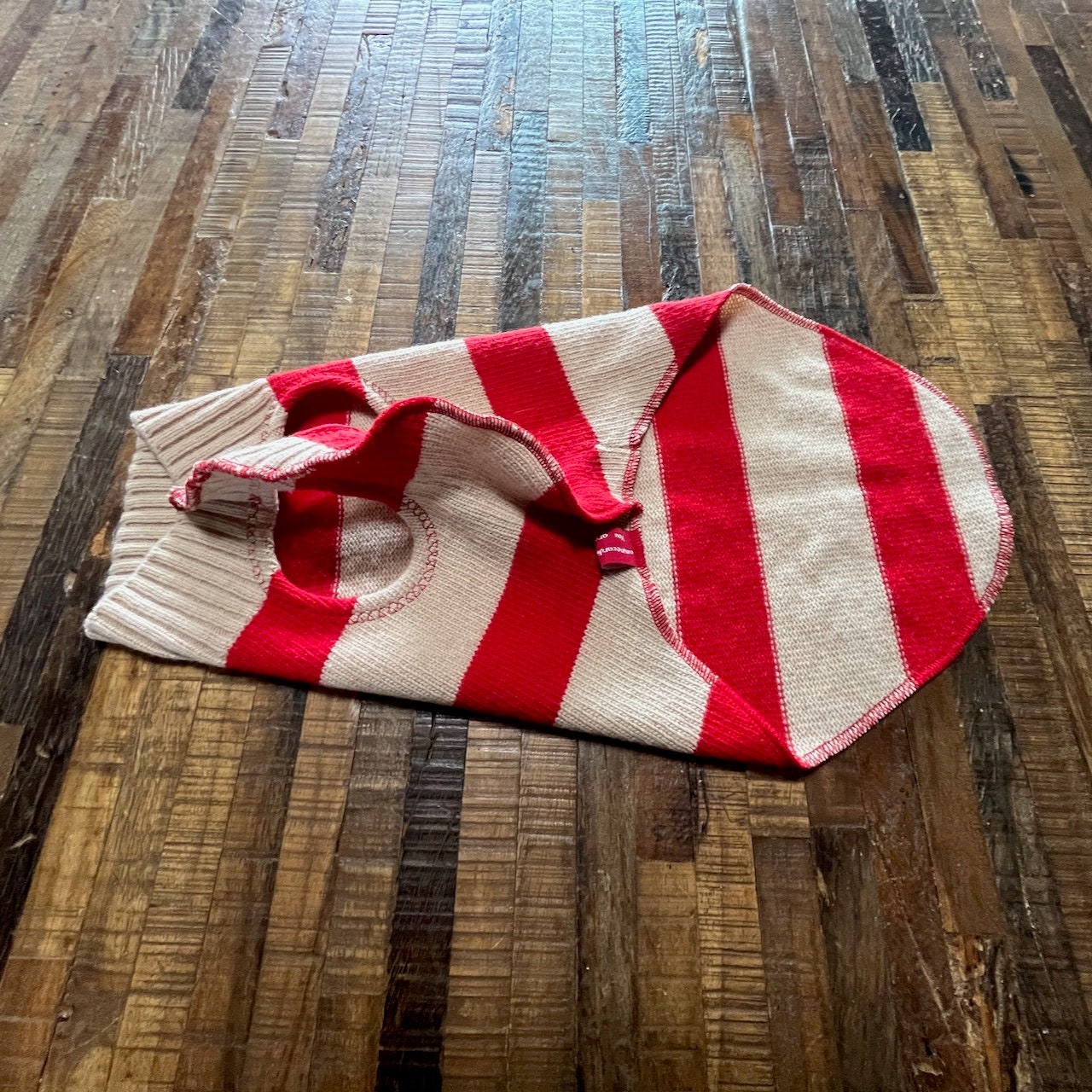 Fancy Handmade Dog Sweater -  Warm Dog Coat - FITS 12 - 18 Pounds Long - Canine Cardigans