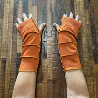 Handmade Arm Warmers - Writing Gloves - Peasant Mittens - Boho Gloves