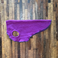 Canine Cardigans Dog Sweater - Purple Cashmere Dog Coat - FITS 8 - 13  Pounds LONG - REPURPOSED - Upcycled -  Canine Cardigans