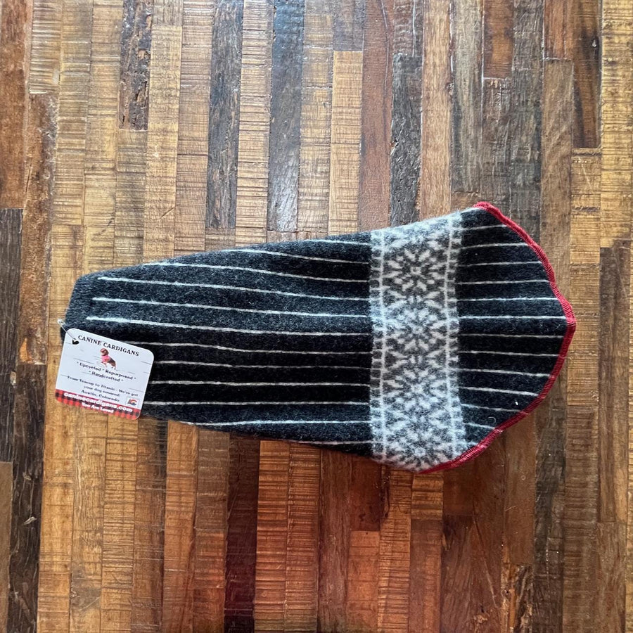 FITS 8 - 13 Pound Dog, Small Handmade Dog Sweater , Upcycled Dog Clothes, Canine Cardigans