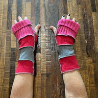 Hand Made Arm Warmers - Writing Gloves - Peasant Mittens - Boho Gloves