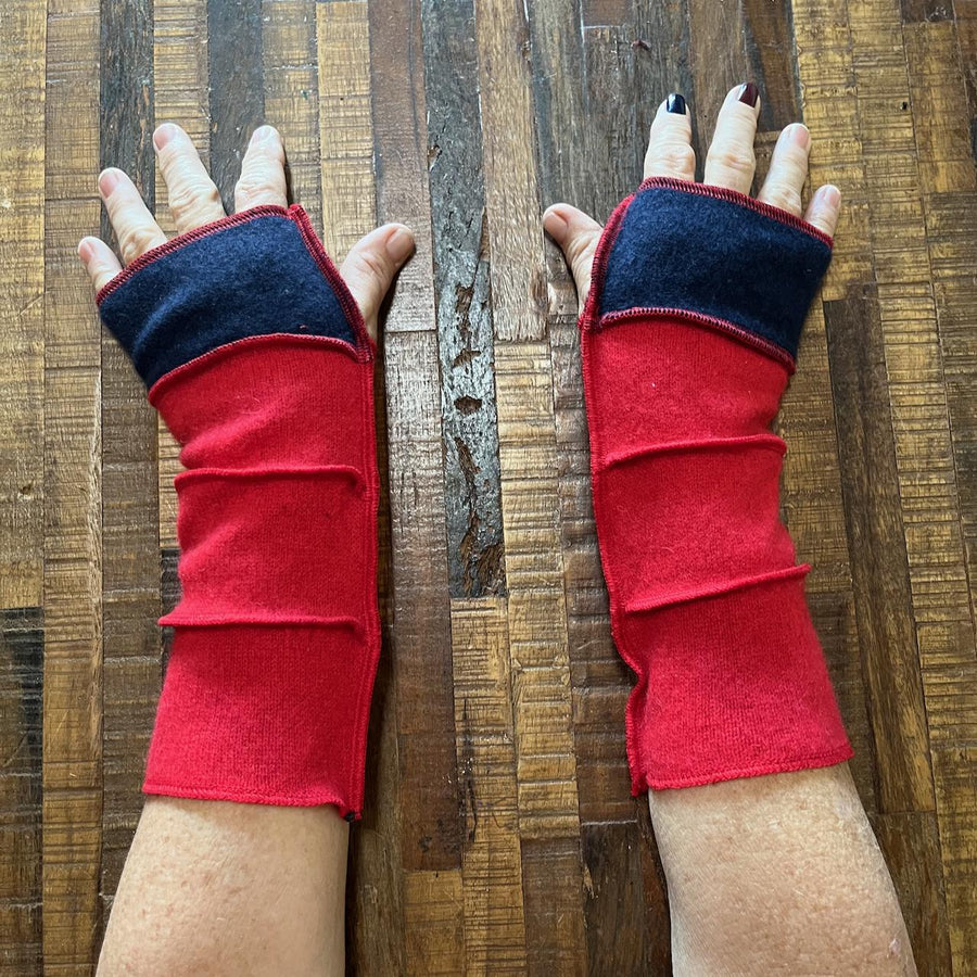 Handmade Arm Warmers - Writing Gloves - Peasant Mittens - Boho Gloves