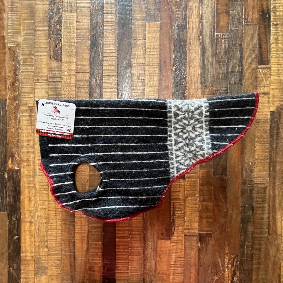 FITS 8 - 13 Pound Dog, Small Handmade Dog Sweater , Upcycled Dog Clothes, Canine Cardigans