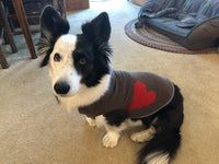 Soft Handmade  Dog Sweater - FITS 15 - 25 Pounds - Soft Dog Coat - Canine Cardigans